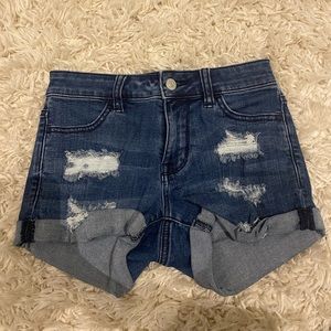Pacsun jean shorts super stretch shortie